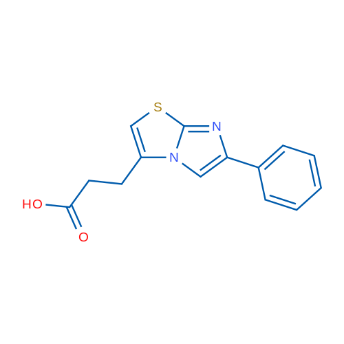 3-(6-Phenylimidazo[2,1-b][1,3]thiazol-3-yl)propanoic acid 1g