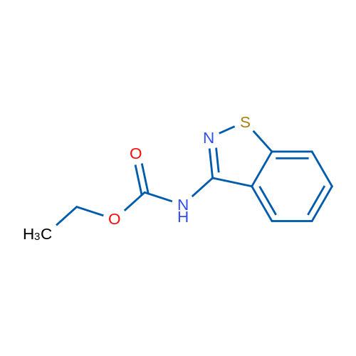 Ethyl benzo[d]isothiazol-3-ylcarbamate 1g