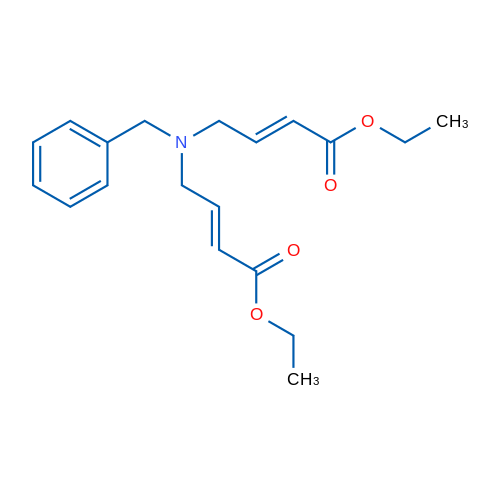 Diethyl 4,4'-(benzylazanediyl)(2E,2'E)-bis(but-2-enoate) 1g