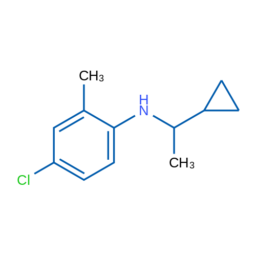 4-Chloro-N-(1-cyclopropylethyl)-2-methylaniline 1g