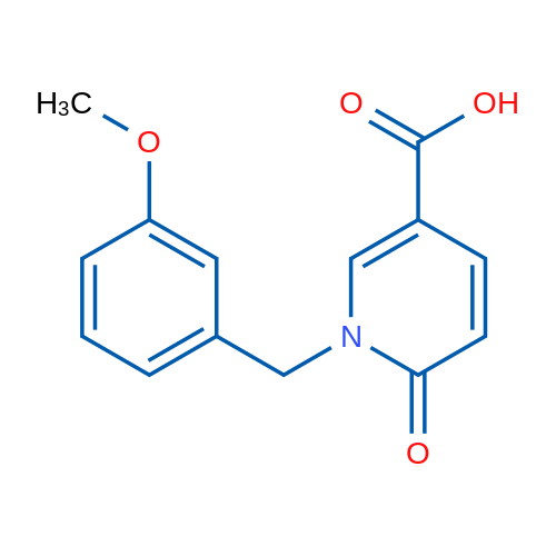 1-(3-Methoxybenzyl)-6-oxo-1,6-dihydropyridine-3-carboxylic acid 1g