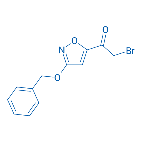 1-(3-(Benzyloxy)isoxazol-5-yl)-2-bromoethanone 250mg