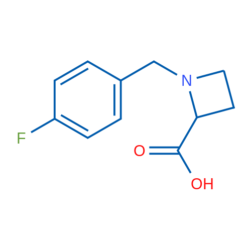 1-(4-Fluorobenzyl)azetidine-2-carboxylic acid 1g