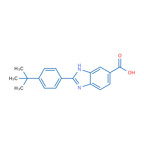 2-(4-(tert-Butyl)phenyl)-1H-benzo[d]imidazole-6-carboxylic acid 5g