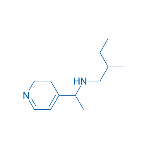 2-Methyl-N-(1-(pyridin-4-yl)ethyl)butan-1-amine 100mg