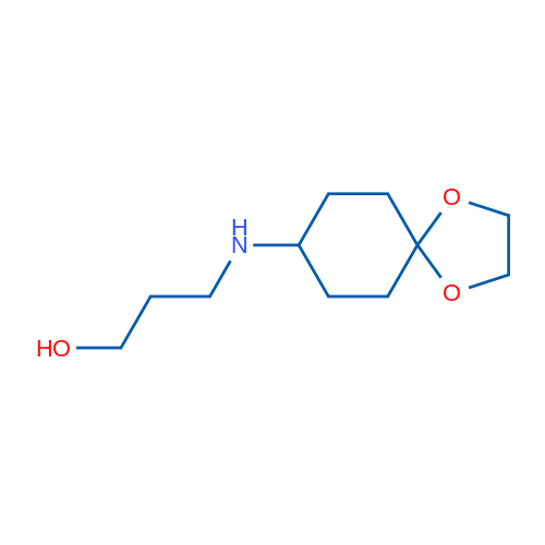 3-({1,4-dioxaspiro[4.5]decan-8-yl}amino)propan-1-ol 250mg