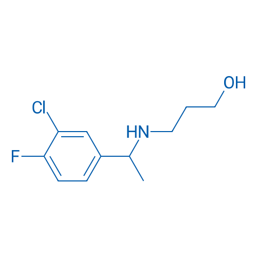 3-{[1-(3-chloro-4-fluorophenyl)ethyl]amino}propan-1-ol 1g