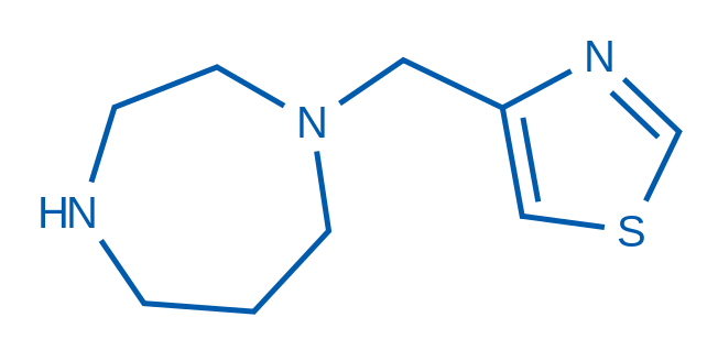 1-(1,3-Thiazol-4-ylmethyl)-1,4-diazepane 100mg