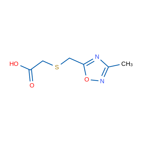 2-(((3-Methyl-1,2,4-oxadiazol-5-yl)methyl)thio)acetic acid 1g