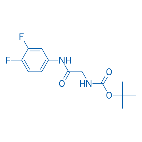 tert-Butyl N-{[(3,4-difluorophenyl)carbamoyl]methyl}carbamate 1g