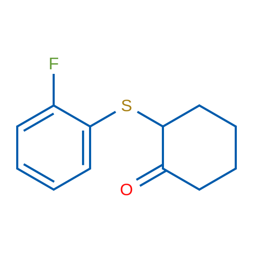 2-[(2-Fluorophenyl)sulfanyl]cyclohexan-1-one 1g