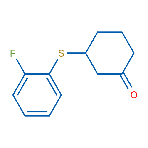 3-[(2-Fluorophenyl)sulfanyl]cyclohexan-1-one 5g