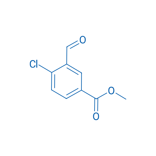 Methyl 4-chloro-3-formylbenzoate 100mg