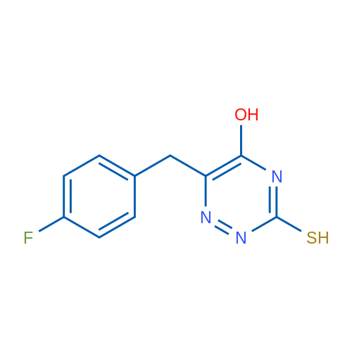 6-(4-Fluorobenzyl)-3-mercapto-1,2,4-triazin-5-ol 1g