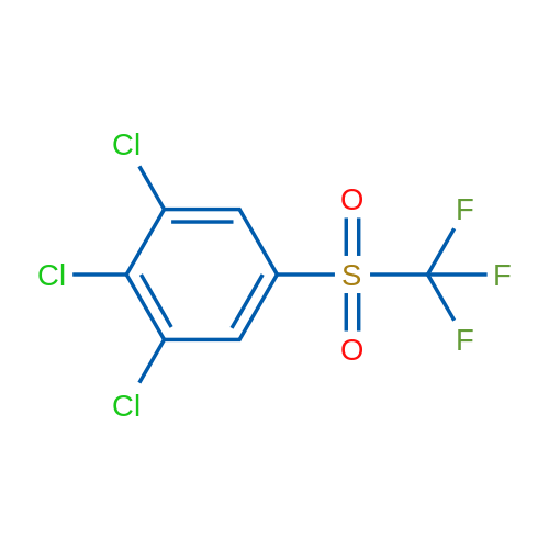 1,2,3-Trichloro-5-((trifluoromethyl)sulfonyl)benzene 1g