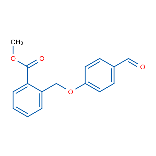 Methyl 2-((4-formylphenoxy)methyl)benzoate 1g