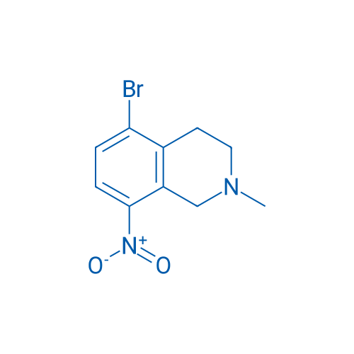 5-Bromo-2-methyl-8-nitro-1,2,3,4-tetrahydroisoquinoline 100mg