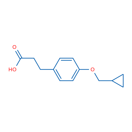 3-(4-Cyclopropylmethoxy-phenyl)-propionic acid 1g