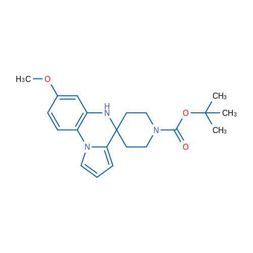 tert-Butyl 7'-methoxy-5'H-spiro[piperidine-4,4'-pyrrolo[1,2-a]quinoxaline]-1-carboxylate 5g