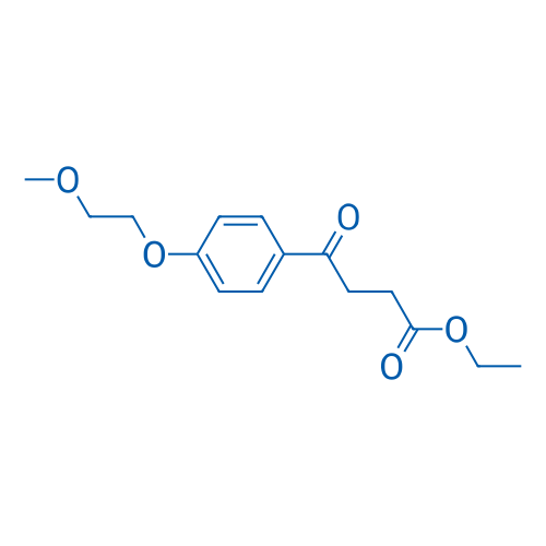Ethyl 4-(4-(2-methoxyethoxy)phenyl)-4-oxobutanoate 1g