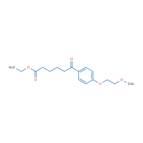 Ethyl 6-(4-(2-methoxyethoxy)phenyl)-6-oxohexanoate 1g