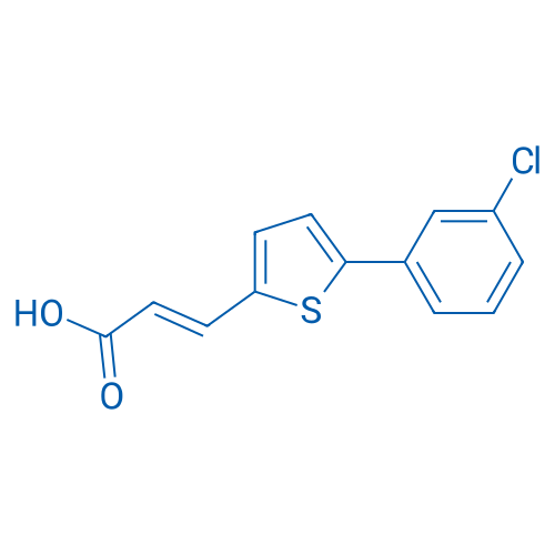 3-[5-(3-Chlorophenyl)thiophen-2-yl]prop-2-enoic acid 1g