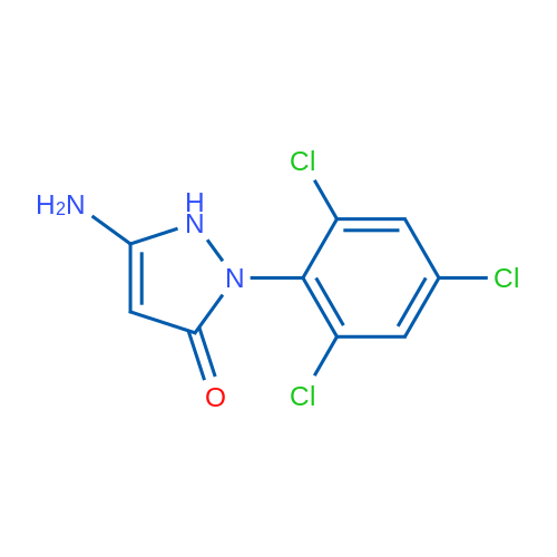 5-AMino-2-(2,4,6-trichloro-phenyl)-1,2-dihydro-pyrazol-3-one 1g