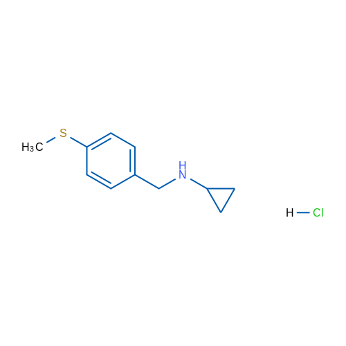 N-[4-(Methylthio)benzyl]cyclopropanamine hydrochloride 1g