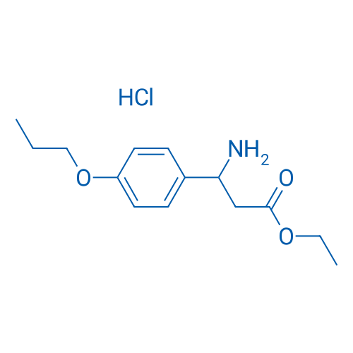 Ethyl 3-amino-3-(4-propoxyphenyl)propanoate hydrochloride 1g