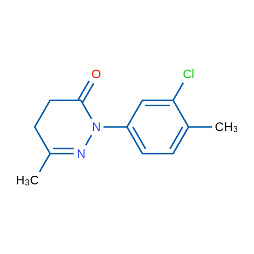 2-(3-Chloro-4-methylphenyl)-6-methyl-4,5-dihydropyridazin-3(2H)-one 1g