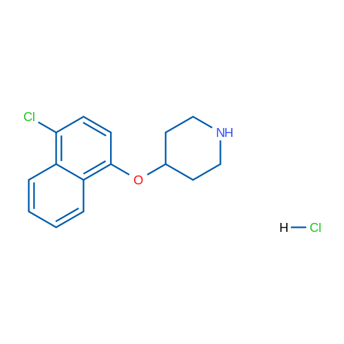 4-((4-Chloronaphthalen-1-yl)oxy)piperidine hydrochloride 1g
