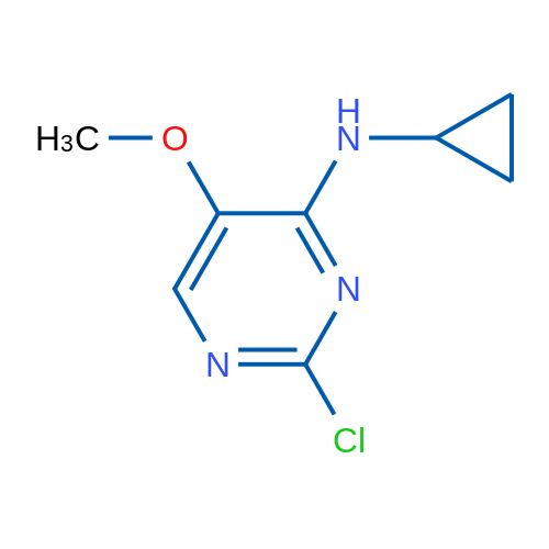 2-Chloro-N-cyclopropyl-5-methoxypyrimidin-4-amine 1g