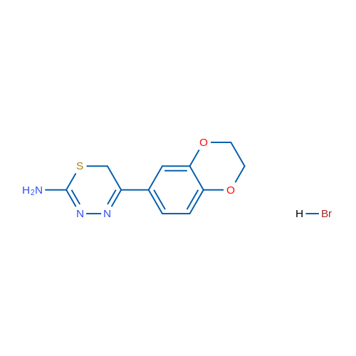 5-(2,3-Dihydrobenzo[b][1,4]dioxin-6-yl)-6H-1,3,4-thiadiazin-2-amine hydrobromide 1g