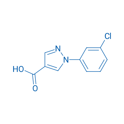 1-(3-Chlorophenyl)-1H-pyrazole-4-carboxylic acid 250mg