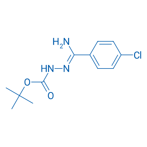 tert-Butyl 2-(amino(4-chlorophenyl)methylene)hydrazinecarboxylate 1g
