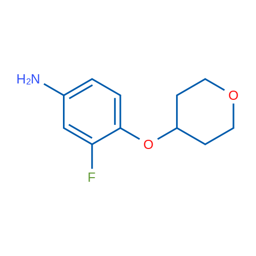 3-Fluoro-4-(tetrahydro-2H-pyran-4-yloxy)aniline 1g