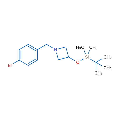1-(4-Bromobenzyl)-3-[(tert-butyldimethylsilyl)oxy]azetidine 1g