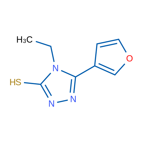 4-Ethyl-5-(furan-3-yl)-4h-1,2,4-triazole-3-thiol 1g