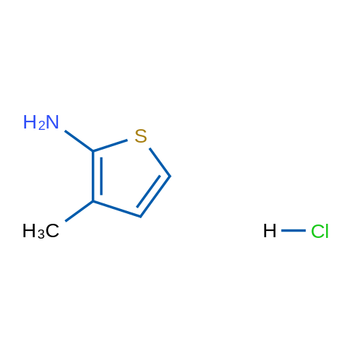 3-Methylthiophen-2-amine hydrochloride 250mg
