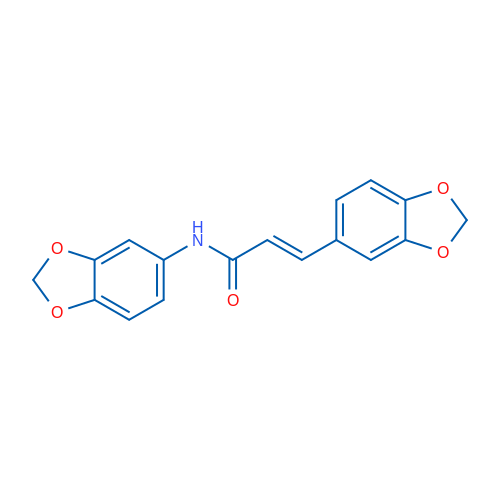 (2E)-N,3-Bis(2H-1,3-benzodioxol-5-yl)prop-2-enamide 1g