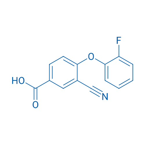 3-Cyano-4-(2-fluorophenoxy)benzoic acid 1g