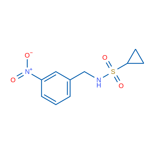 N-(3-Nitrobenzyl)cyclopropanesulfonamide 1g