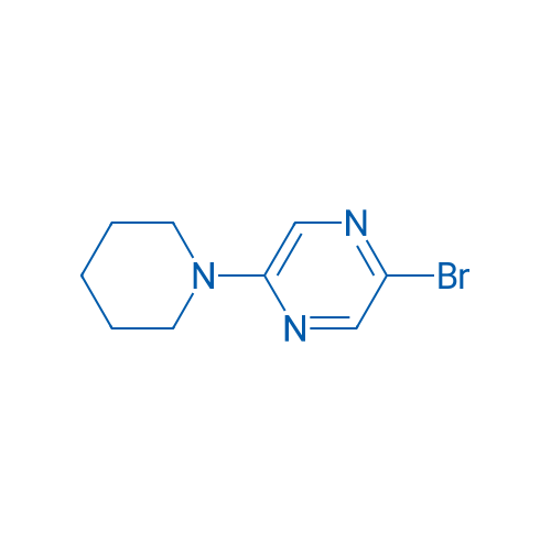 2-Bromo-5-(piperidin-1-yl)pyrazine 100mg