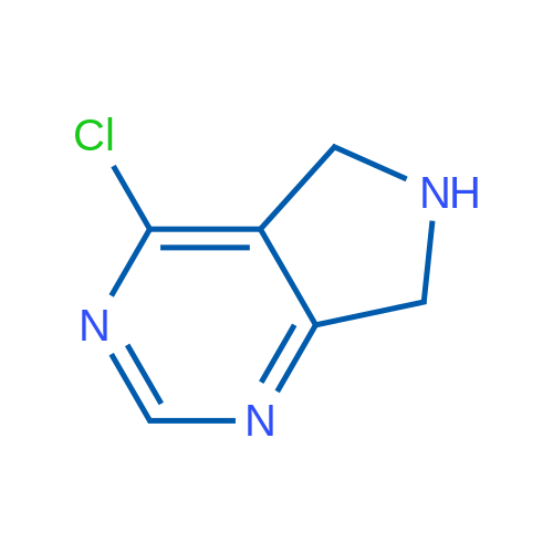 4-Chloro-6,7-dihydro-5H-pyrrolo[3,4-d]pyrimidine 100mg