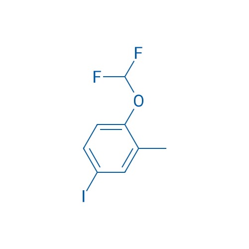 1-(Difluoromethoxy)-4-iodo-2-methylbenzene 1g