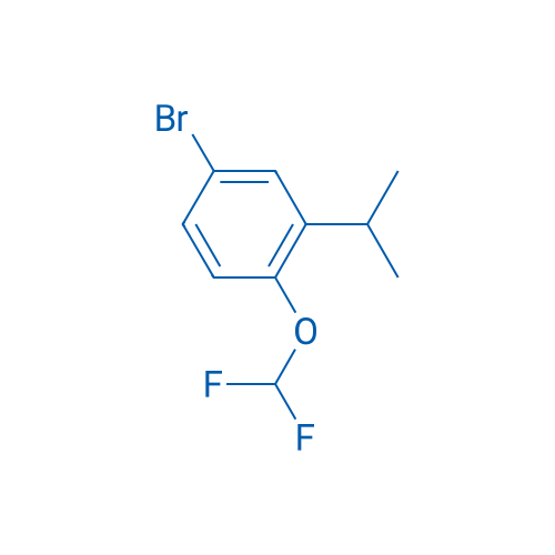 4-Bromo-1-(difluoromethoxy)-2-isopropylbenzene 1g
