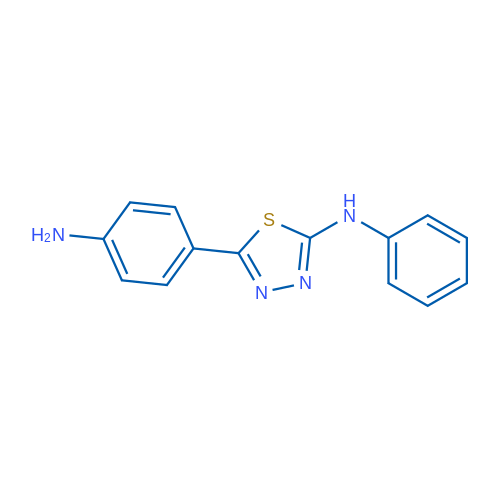 5-(4-aminophenyl)-N-phenyl-1,3,4-thiadiazol-2-amine 5g