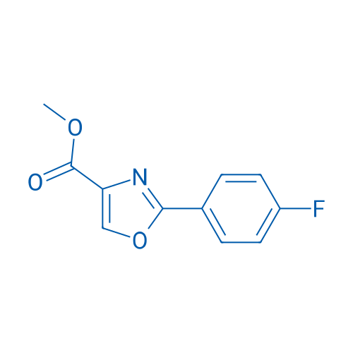 Methyl 2-(4-fluorophenyl)oxazole-4-carboxylate 250mg