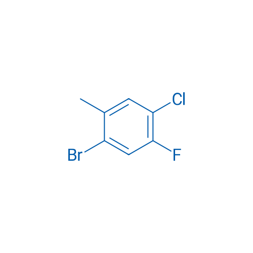 1-Bromo-4-chloro-5-fluoro-2-methylbenzene 250mg