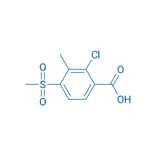 2-Chloro-3-methyl-4-(methylsulfonyl)benzoic acid 1g